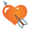 Heart With Arrow emoji on Google